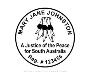 SA04A Justice of the Peace Stamp