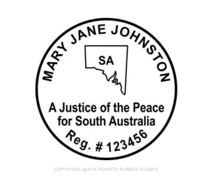 SA04B Justice of the Peace Stamp